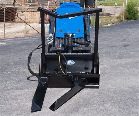 mini skid steer nursery forks|mini skid steer quick attach.